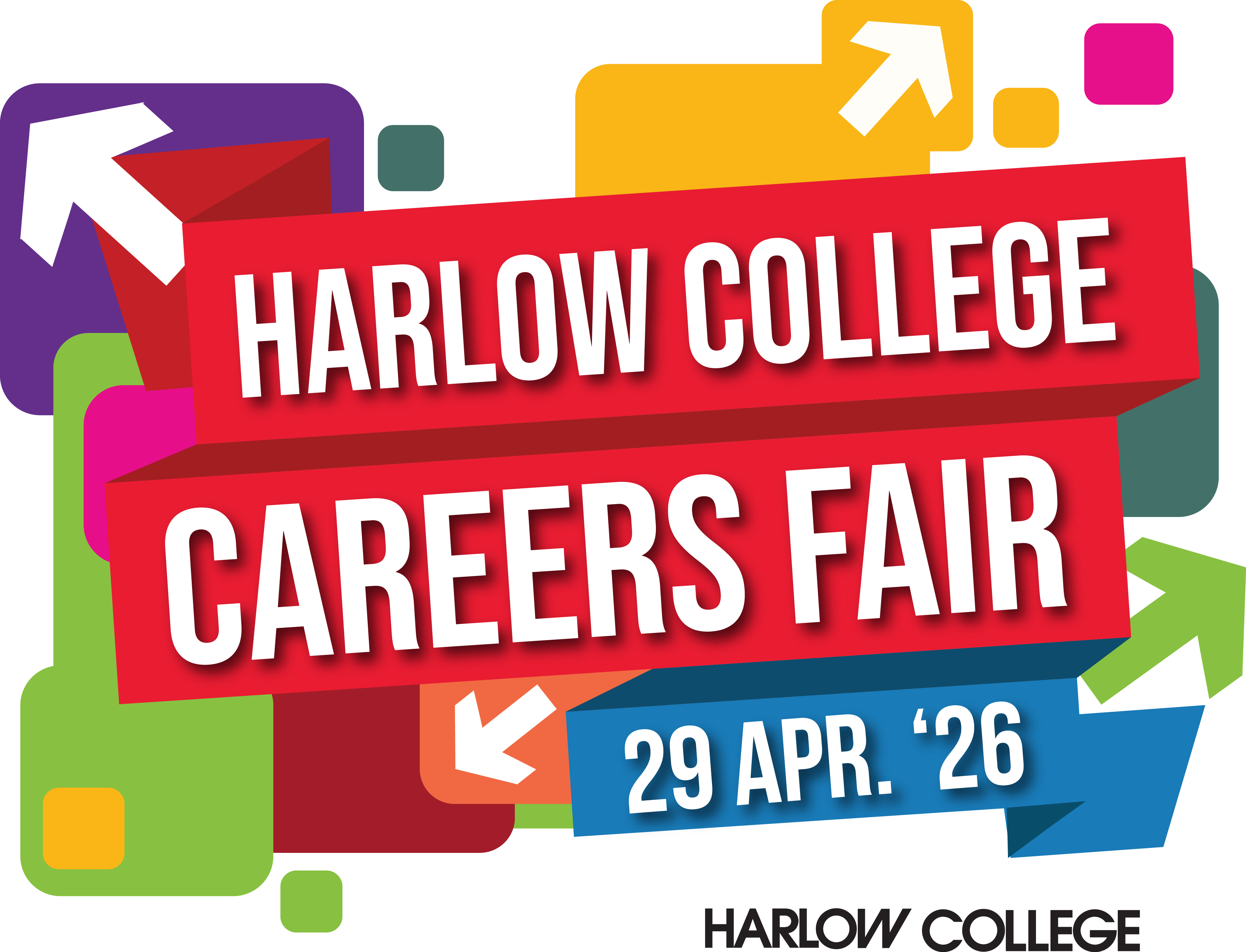 Harlow College Careers Fair logo 2026